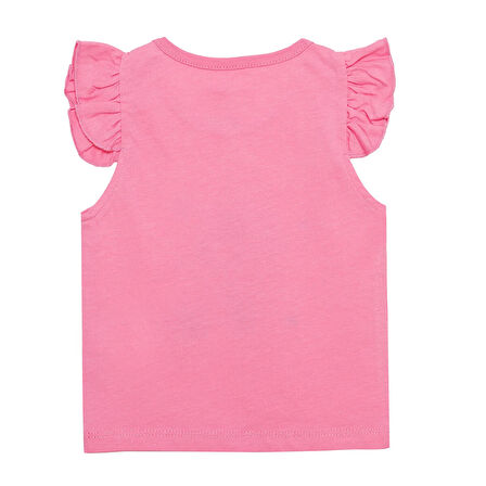 HelloBaby Basic Kız Baskılı Atlet T-shirt Kız Bebek