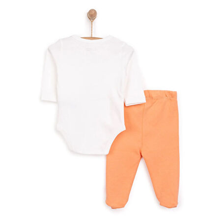 HelloBaby Güneş Baskılı Yenidoğan Kız Body-Patikli Alt Kız Bebek