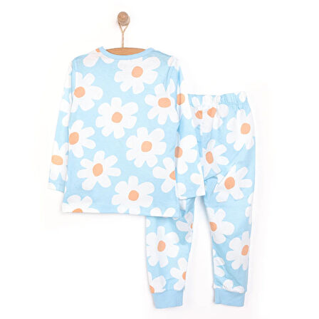 HelloBaby Kız Uzun Kol Pijama Takımı Kız Bebek