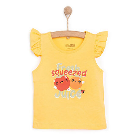 HelloBaby Basic Kız Meyve Baskılı Atlet T-shirt Kız Bebek