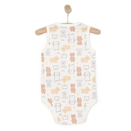 HelloBaby Ayı Desenli Atlet Body