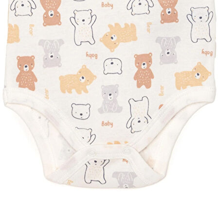 HelloBaby Ayı Desenli Atlet Body