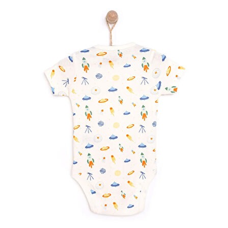 HelloBaby Uzay Desenli Kısakol Body