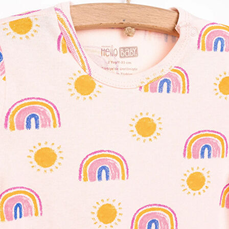 HelloBaby Gökkuşağı Kısa Kol Body