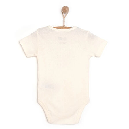 HelloBaby Hayvan Desenli Kısa Kol Body Kız Bebek
