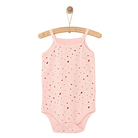 HelloBaby Kız İp Askılı Body Kız Bebek