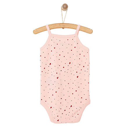 HelloBaby Kız İp Askılı Body Kız Bebek