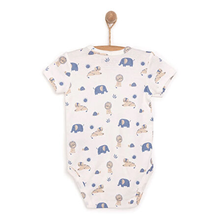 HelloBaby Hayvan Desenli Kısa Kol Body