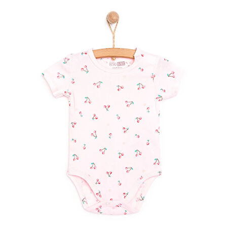 HelloBaby Kız Kısa Kol Body Kız Bebek