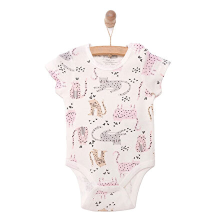 HelloBaby Kız Kısa Kol Body Kız Bebek