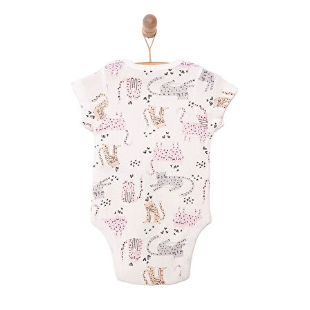HelloBaby Kız Kısa Kol Body Kız Bebek