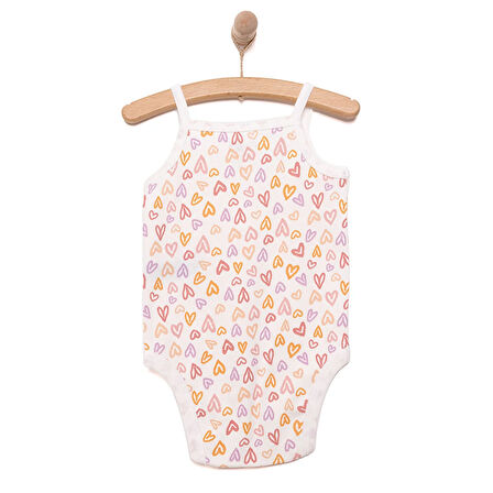 HelloBaby Kız İp Askılı Body Kız Bebek