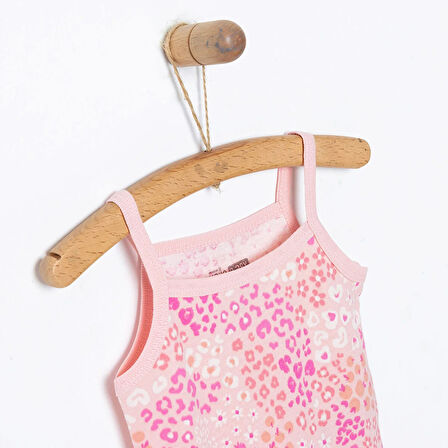 HelloBaby Kız İp Askılı Body Kız Bebek