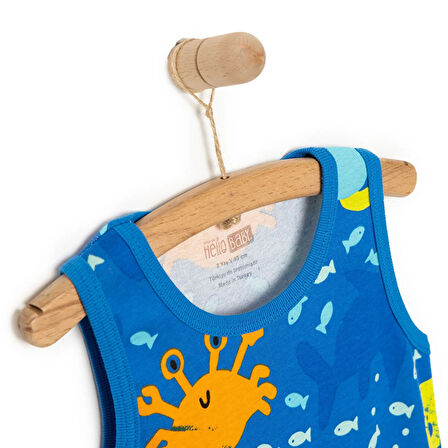 HelloBaby Erkek Atlet Body Erkek Bebek