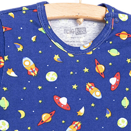 HelloBaby Erkek Kısa Kol Body Erkek Bebek