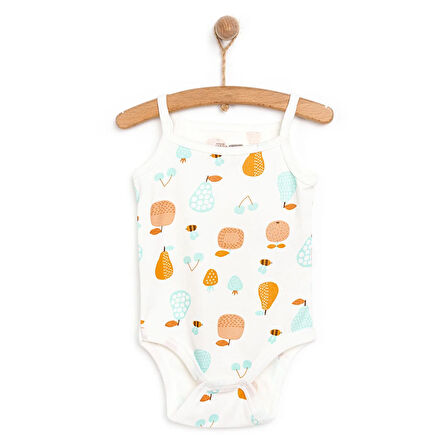 HelloBaby Kız İp Askılı Body Kız Bebek