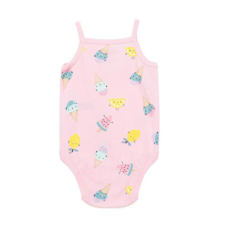 HelloBaby Kız İp Askılı Body Kız Bebek