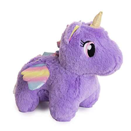 Little Dreams Oyuncaklı Yastık Polar Unicorn Figürlü Mor