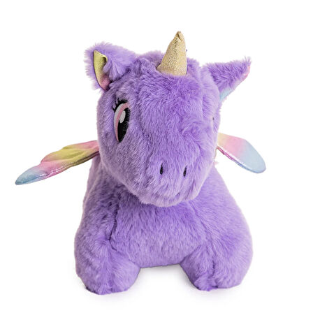 Little Dreams Oyuncaklı Yastık Polar Unicorn Figürlü Mor
