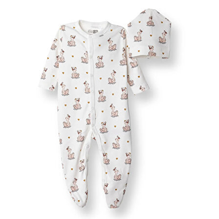 HelloBaby Yenidoğan Tulum-Şapka