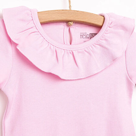 HelloBaby Kız Kısa Kol Body Kız Bebek