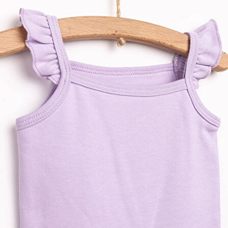 HelloBaby Kız İp Askılı Body Kız Bebek