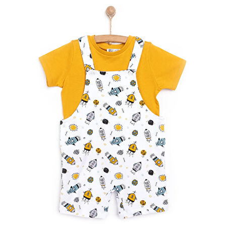 HelloBaby Basic Şort Salopet-Tshirt