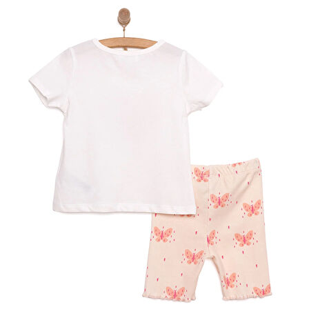 HelloBaby Motto Girl Kız Tshirt-Tayt Kız Bebek