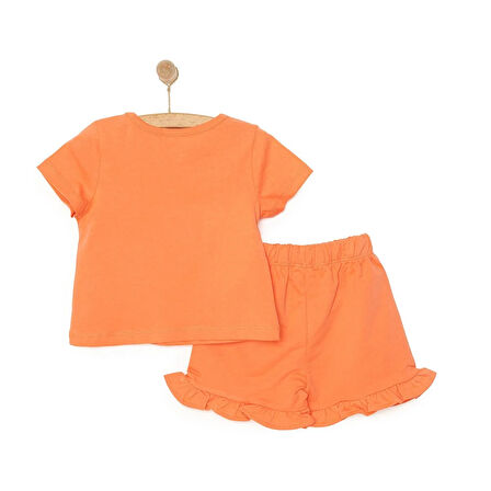 HelloBaby Motto Girl Kız Tshirt-Şort Kız Bebek