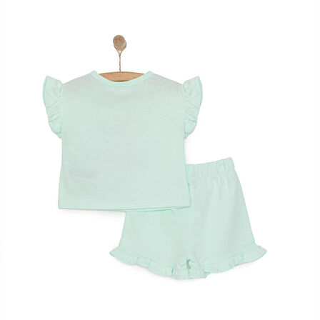 HelloBaby Motto Girl Tshirt-Şort