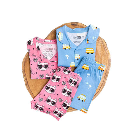 HelloBaby Kısa Kol Pijama Takımı