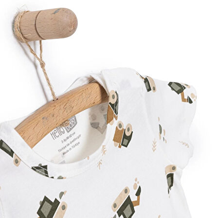 HelloBaby Yenidoğan Erkek Kısa Tulum Erkek Bebek