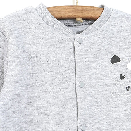 HelloBaby Basic Erkek Bebek Kapitoneli Hırka