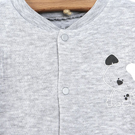 HelloBaby Basic Erkek Bebek Kapitoneli Hırka