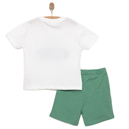 HelloBaby Motto Boy Erkek Tshirt-Şort Erkek Bebek