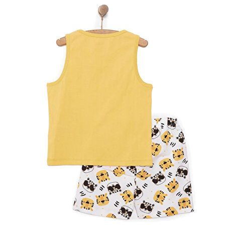 HelloBaby Basic Erkek Kaplan Baskılı Atlet-Şort Erkek Bebek