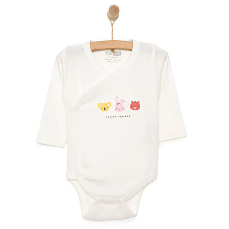 HelloBaby Uzun Kol Zıbın Body Kız Bebek