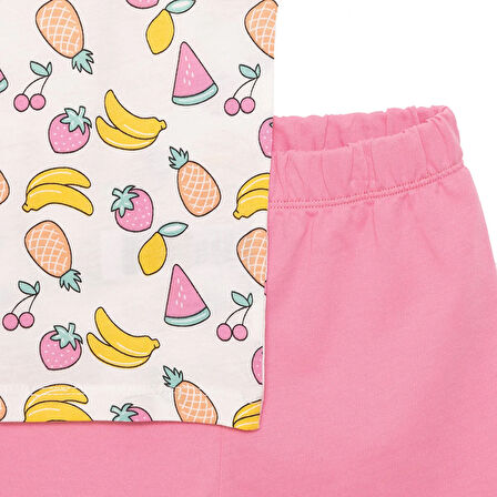 HelloBaby Basic Kız Meyve Desenli Atlet-Şort Kız Bebek