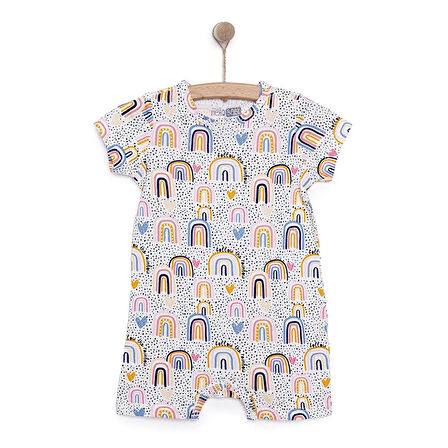HelloBaby Kız Kısa Tulum Kız Bebek