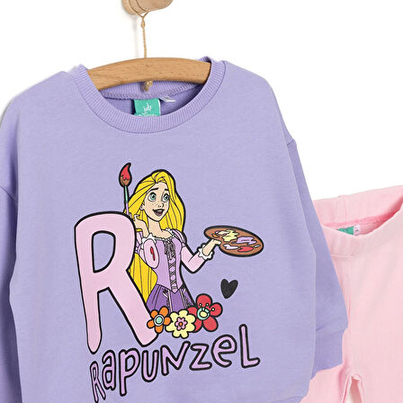 Disney Prenscess Kız Sweatshirt - Tayt Kız Bebek