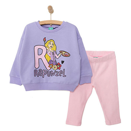 Disney Prenscess Kız Sweatshirt - Tayt Kız Bebek