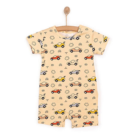 HelloBaby Erkek Kısa Tulum Erkek Bebek