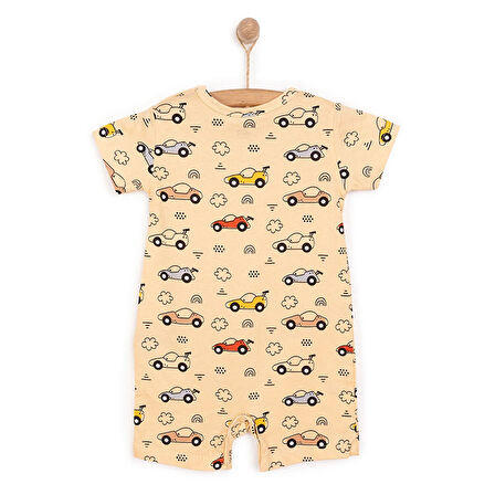 HelloBaby Erkek Kısa Tulum Erkek Bebek
