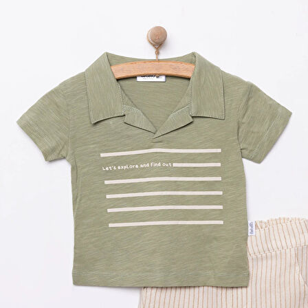 Bebetto Good Adventure Erkek Tshirt-Şort Erkek Bebek