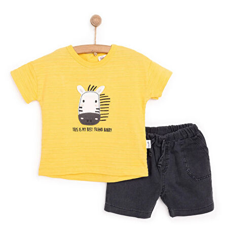 Bebetto Good Adventure Erkek Tshirt-Şort Erkek Bebek