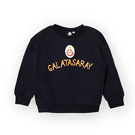 Galatasaray Erkek Bebek Sweatshirt Galatasaray Bisiklet Yaka Uzun Kol