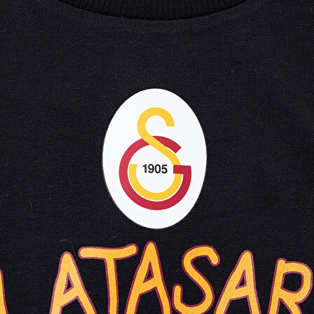 Galatasaray Erkek Bebek Sweatshirt Galatasaray Bisiklet Yaka Uzun Kol