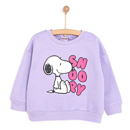 Snooze baby Snoopy Snoopy Kız Sweatshirt Kız Bebek