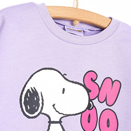 Snooze baby Snoopy Snoopy Kız Sweatshirt Kız Bebek