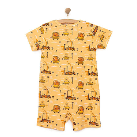 HelloBaby Erkek Kısa Tulum Erkek Bebek